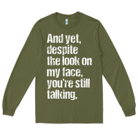 Army Green trending sarcastic adult humor Long Sleeve Tee - linhVisuals