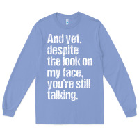Colony Blue trending sarcastic adult humor Long Sleeve Tee - linhVisuals