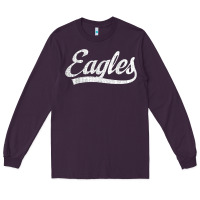 Eagles School Sports Fan Team Spirit Mascot Gift Long Sleeve Tee | Teevron