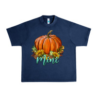 Navy pumpkin mini Urban Heavy Tee - BundleAndBundleShop