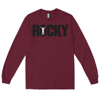 Burgundy movie sport rocky Long Sleeve Tee - linhVisuals