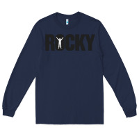 Navy movie sport rocky Long Sleeve Tee - linhVisuals
