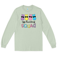 Matcha easter egg hunting squad kindergarten squad girls boys kids Long Sleeve Tee - linhVisuals