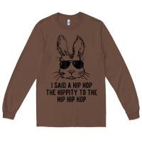 Chestnut sunglass bunny hip hop hippity  easter gift  mens & womens t shirt Long Sleeve Tee - linhVisuals