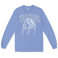 Colony Blue taurus zodiac sign horoscope may astrology t shirt Long Sleeve Tee - linhVisuals