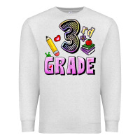 Oatmeal Heather Third Grade Premium Sweatshirt - RanaPortraitStore