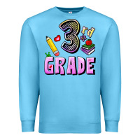 Ocean Blue Third Grade Premium Sweatshirt - RanaPortraitStore
