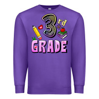 Purple Third Grade Premium Sweatshirt - RanaPortraitStore