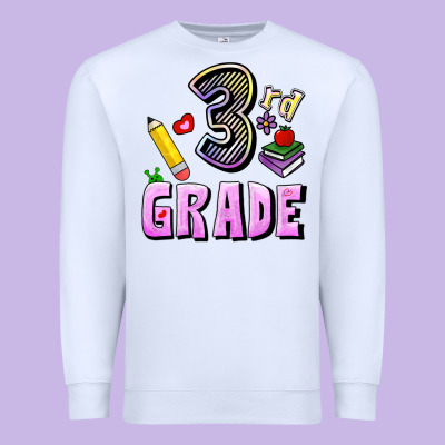 Third Grade Premium Sweatshirt Designed By Ranaportraitstore