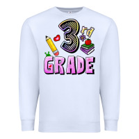 White Third Grade Premium Sweatshirt - RanaPortraitStore