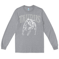 Heather Grey taurus zodiac sign horoscope may astrology t shirt Long Sleeve Tee - linhVisuals