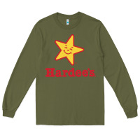 Army Green hardee's Long Sleeve Tee - linhVisuals