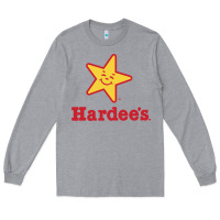 Heather Grey hardee's Long Sleeve Tee - linhVisuals