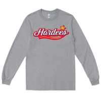 Heather Grey hardee's Long Sleeve Tee - linhVisuals