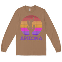 Toasted Coconut arizona   vintage retro cactus souvenir gift t shirt Long Sleeve Tee - linhVisuals