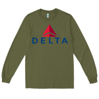 Army Green DELTA Long Sleeve Tee - linhVisuals