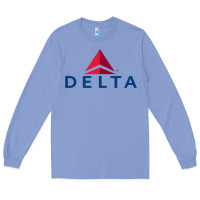 Colony Blue DELTA Long Sleeve Tee - linhVisuals