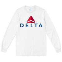 White DELTA Long Sleeve Tee - linhVisuals