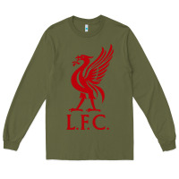 Army Green LIVERPOOL TEAM Long Sleeve Tee - linhVisuals