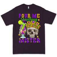Plum Skull pour me something mister Premium Tee - FaDigitalArtStudio