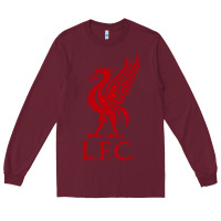 Burgundy LIVERPOOL TEAM Long Sleeve Tee - linhVisuals