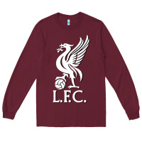 Burgundy LIVERPOOL CLUB POPULAR Long Sleeve Tee - linhVisuals