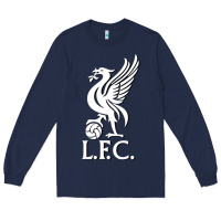 Navy LIVERPOOL CLUB POPULAR Long Sleeve Tee - linhVisuals