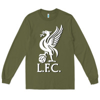 Army Green LIVERPOOL CLUB POPULAR Long Sleeve Tee - linhVisuals