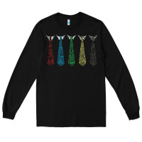 Black tally hall ties Long Sleeve Tee - linhVisuals