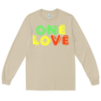 Mushroom reggae colors t  shirtone love reggae lovers pattern t  shirt Long Sleeve Tee - linhVisuals