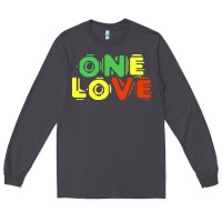 Smoke reggae colors t  shirtone love reggae lovers pattern t  shirt Long Sleeve Tee - linhVisuals