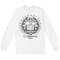 White universite paris la sorbonne Long Sleeve Tee - linhVisuals