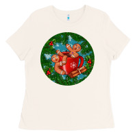 Bone gingerbread men with hot chocolate Ladies Tee - BundleAndBundleShop