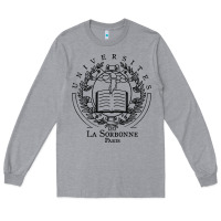 Heather Grey universite paris la sorbonne Long Sleeve Tee - linhVisuals