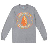 Heather Grey arrowhead collector essential Long Sleeve Tee - linhVisuals