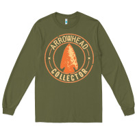 Army Green arrowhead collector essential Long Sleeve Tee - linhVisuals