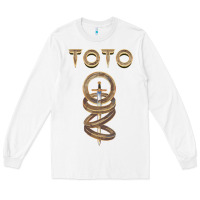 White TOTO ROCK Long Sleeve Tee - linhVisuals