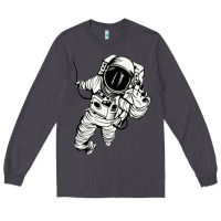 Smoke astronaut in the space Long Sleeve Tee - linhVisuals