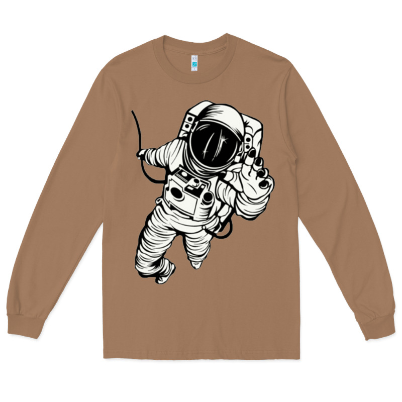 Astronaut In The Space Long Sleeve Tee by linhVisuals | Teevron