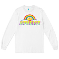 White atheist2 Long Sleeve Tee - linhVisuals