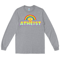 Heather Grey atheist2 Long Sleeve Tee - linhVisuals