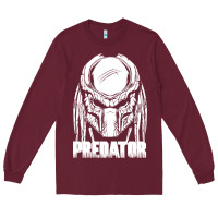 Burgundy predator Long Sleeve Tee - linhVisuals