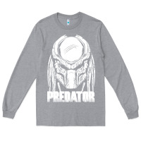 Heather Grey predator Long Sleeve Tee - linhVisuals