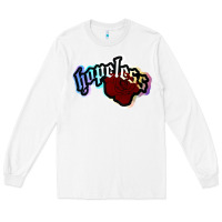 White holographic halsey hopeless fountai Long Sleeve Tee - linhVisuals