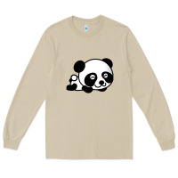 Mushroom baby panda bear Long Sleeve Tee - linhVisuals