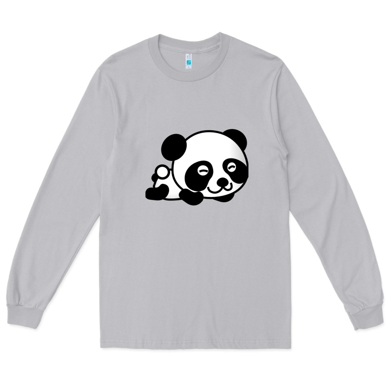 Baby Panda Bear Long Sleeve Tee by linhVisuals | Teevron