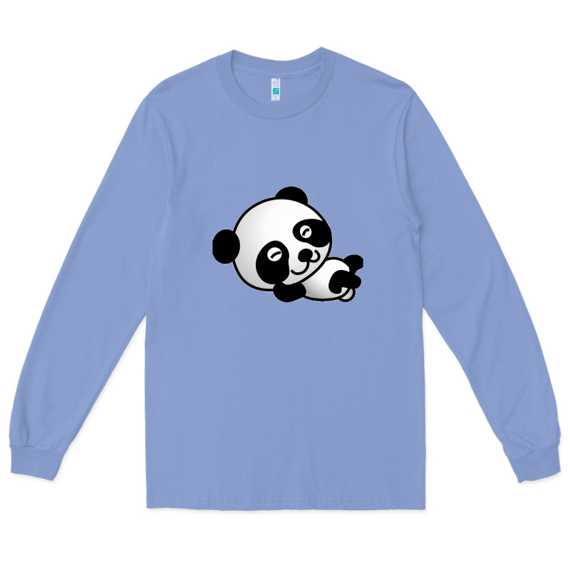 Baby Panda Bear Long Sleeve Tee by linhVisuals | Teevron