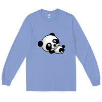 Colony Blue baby panda bear Long Sleeve Tee - linhVisuals