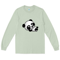 Matcha baby panda bear Long Sleeve Tee - linhVisuals