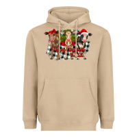Mushroom Merry Christmas Y'all Heifers Heavyweight Hoodie - RanaPortraitStore